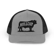 BULLCAP Angus silhouette trucker hat | Bull graphic cap, ranch gear