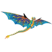 3D Supersized Dragon Kite (Blue) – 76″