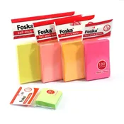 100 Sheets Fluorescent Green Color Sticky Notes 37.5x50mm