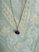 Amethyst Dainty Pendant Necklace