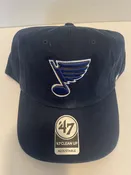 ST LOUIS BLUES ADJUSTABLE NAVY CAP ROYAL NOTE — Hats N Stuff