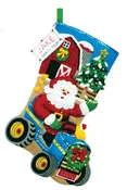 Christmas on the Farm Felt Stocking Kit