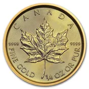 1/4oz Gold Canadian Maple Leaf