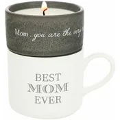 Mom - Stacking Mug and Candle Set 100% Soy Wax Scent: Tranquility