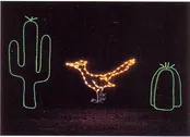 10′ Cactus Scene Holiday Light Display