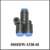 4X4X4mm w/CV Y Union, One-Touch