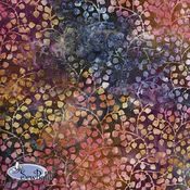 112" Wide Batik - Gardenista Vine - Napa
