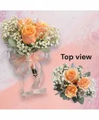 3 ROSE HAND TIED