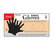 Vinyl Gloves S 50Ct Black Annie 3850