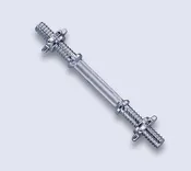 14″ TDS Standard Threaded Dumbbell Bar