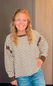 Espresso Yourself Striped Top