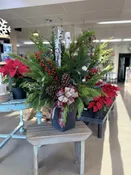 Grand Winter Patio Pot