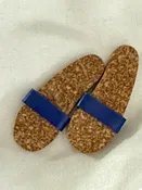 #1000 Vintage Allan CORK SANDALS ONLY MINT