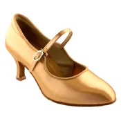 BD Dance 137, Heel EH10, Tan 2, Women's Standard Dance Shoes