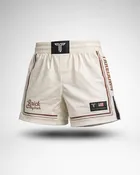 Brick By Brick Fight Shorts - Vintage White (5"&7" Inseam)