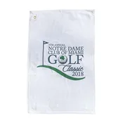 16" x 25" Golf Towel with Logo.