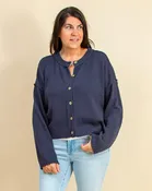 Bluebells Cardigan in Navy