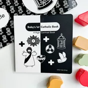 Baby's 1st Catholic Book: A High Contrast Board Book