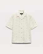Avery Embroidered Camp Shirt