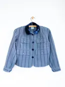 Cropped Jacket in Wool