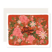 “Happy Valentine’s” Floral card