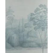 Arbres Mural - Blue