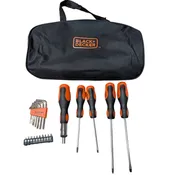 BLACK+DECKER 23-Piece Screwdriver Set with Storage Bag