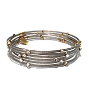 Beautiful Illusion Bracelet 3598: Clear / S / G