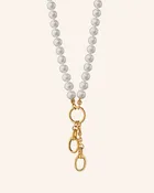 18" "Design Your Own" Chain Necklace with Freshwater Pearls, 2 Charm Stations