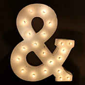 & (21" Marquee)