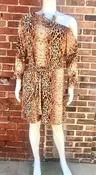 Plus Size Animal Print Romper | Curve-Flattering Knee-Length | Sizes 18W/2XL