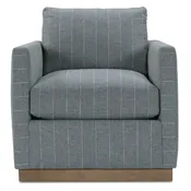 Allie Swivel – Indigo Kid-proof Stripe