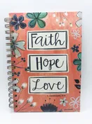 Faith Hope Love Notebook