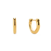 Arch Earrings Gold 9mm