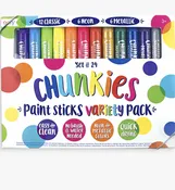 Chunkies Paint Sticks - Variety Pack (Set of 24)