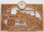 1913 Case 80 Tractor Scroll Saw Clock Pattern