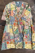 Afternoon Garden Views Dress - Patchwork Floral