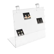 13x14.5" Acrylic Earring Card Display for Gridwall