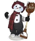 15in Plaid & Pine Snowman
