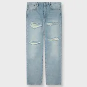 1996M Light Crow Distressed Jeans - Light Blue