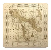 Lake Charlevoix Cribbage Board