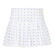 Azarhia Gameday Tiger Paw Mini Pleated Kids Skort - White