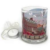 New! Candle Holder, Annapolis Historic Houses, with 2 Tealight Candles