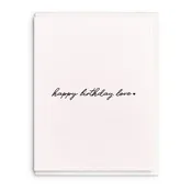 Birthday Love - Letterpress Birthday Greeting Card