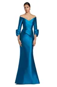 Alexander by Daymor 2060 Off Shoulder V-neck Evening Dress