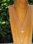 Easy Breezy Necklace With Faceted Aventurine Pendant