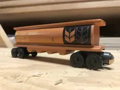 Canada Wheat Orange & Black Cylinder Hopper
