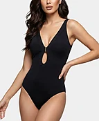 Keyhole One-Piece Swimsuit