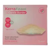 3M™ KerraFoam™ Gentle Border Silicone Dressings Foam Dressing
