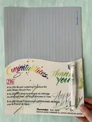A to ZIG Brush Lettering Practice Kit —  INDIGO HIPPO